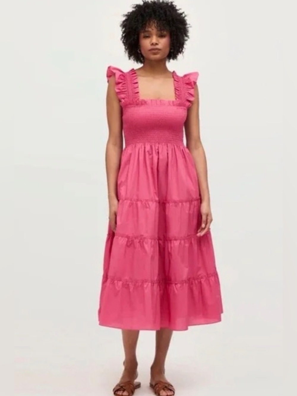 Hill House Home Ellie Nap Dress- Lipstick Pink
